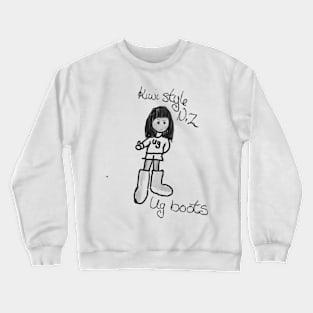 Ugg girl Crewneck Sweatshirt